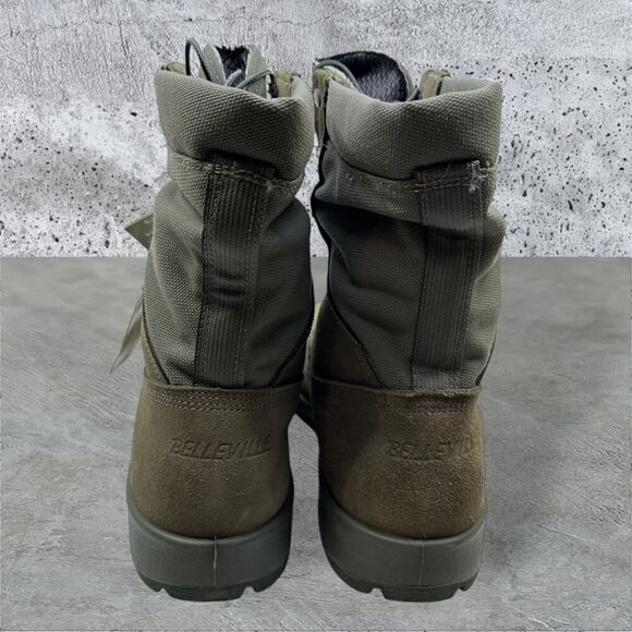 Belleville Combat Boots 650 Steel Toe Military Flight Green Gore-Tex Size 15R - Picture 12 of 16